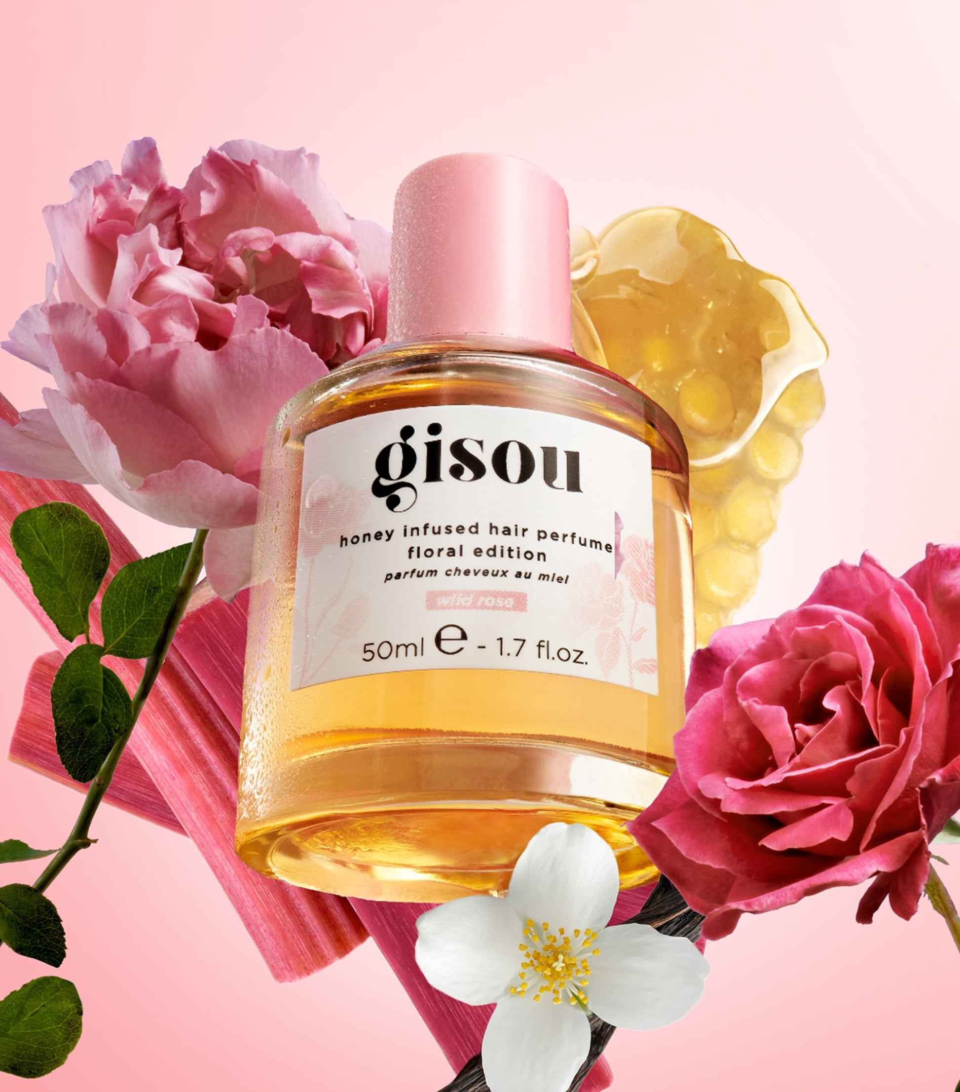 Honey Infused Hair Perfume Floral Edition (50ml) - Wild Rose
