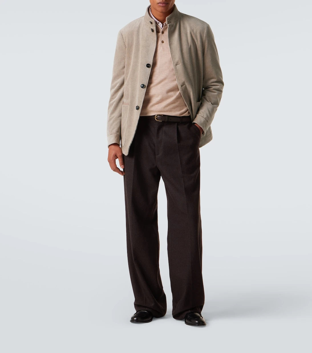 Zegna - Conte cotton and cashmere corduroy jacket