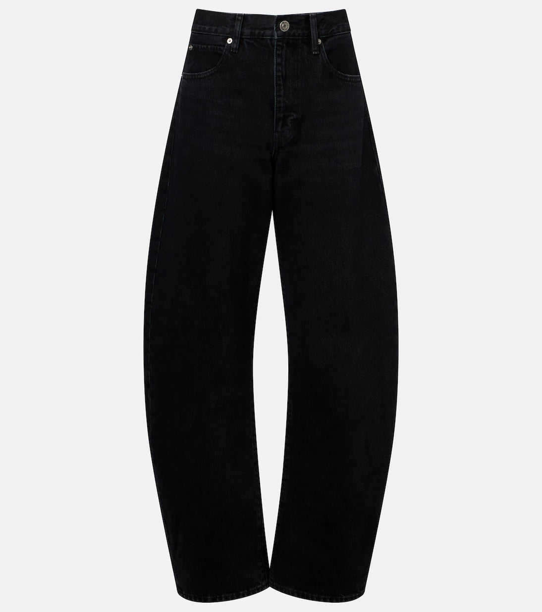 Frame - The Bubble barrel-leg jeans