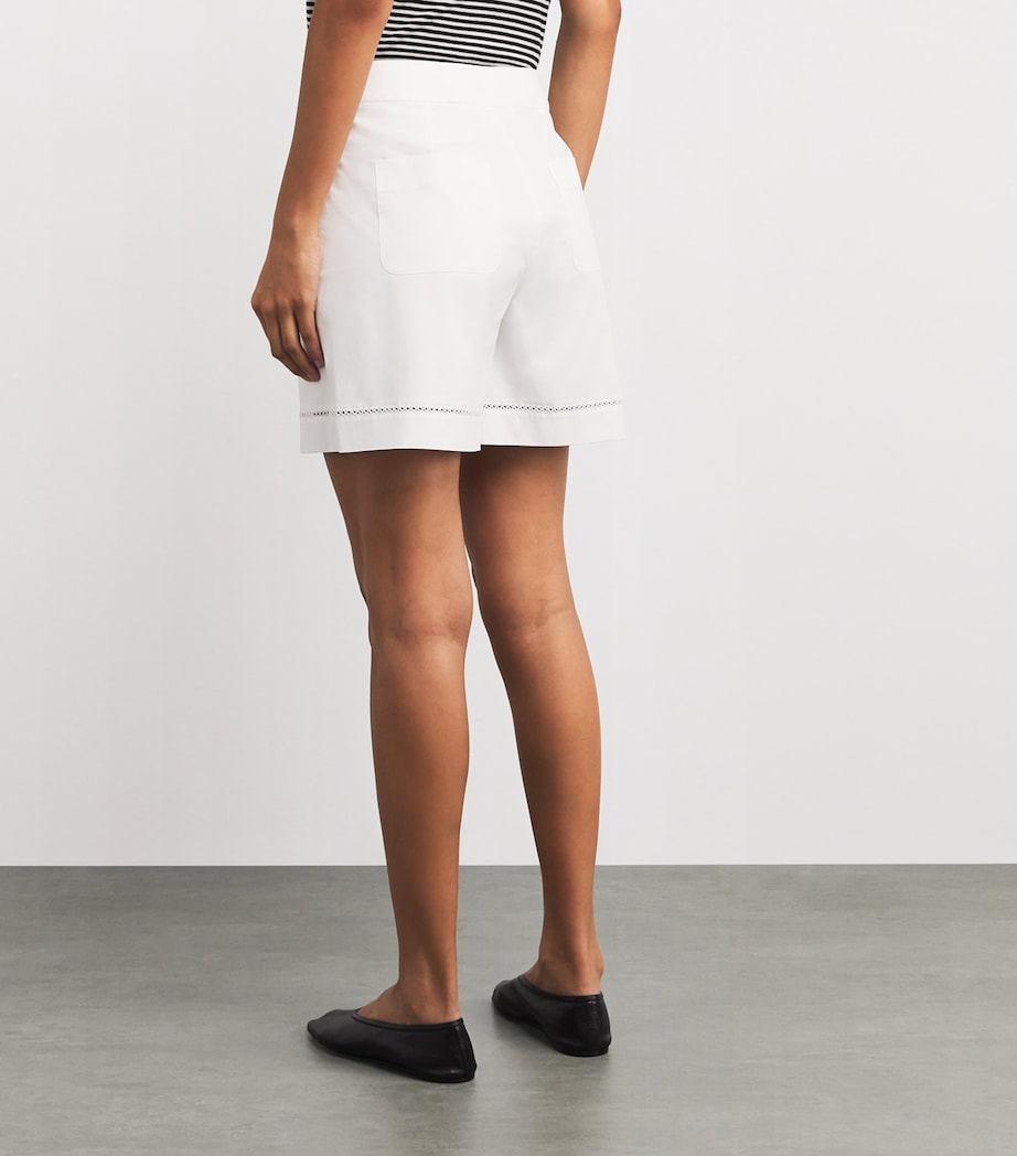 White Eyelet Shorts