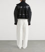 Givenchy Black Cropped Shearling Jacket