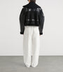Givenchy Black Cropped Shearling Jacket