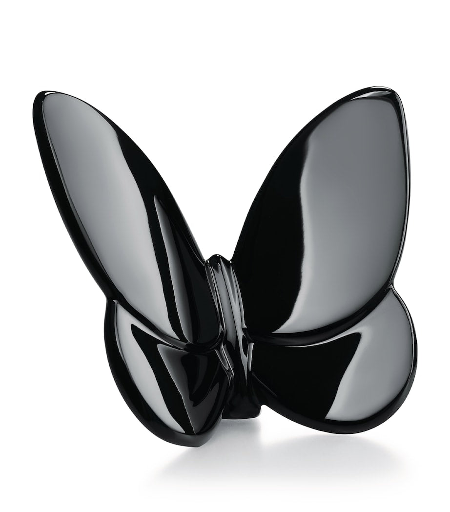 Baccarat Papillon Lucky Butterfly Black Ornament