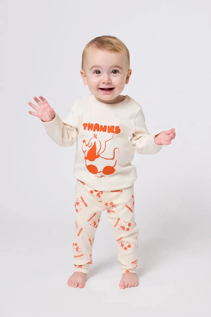 Bobo Choses Rolling dog Bebek Pamuklu Uzun Kollu Bluz