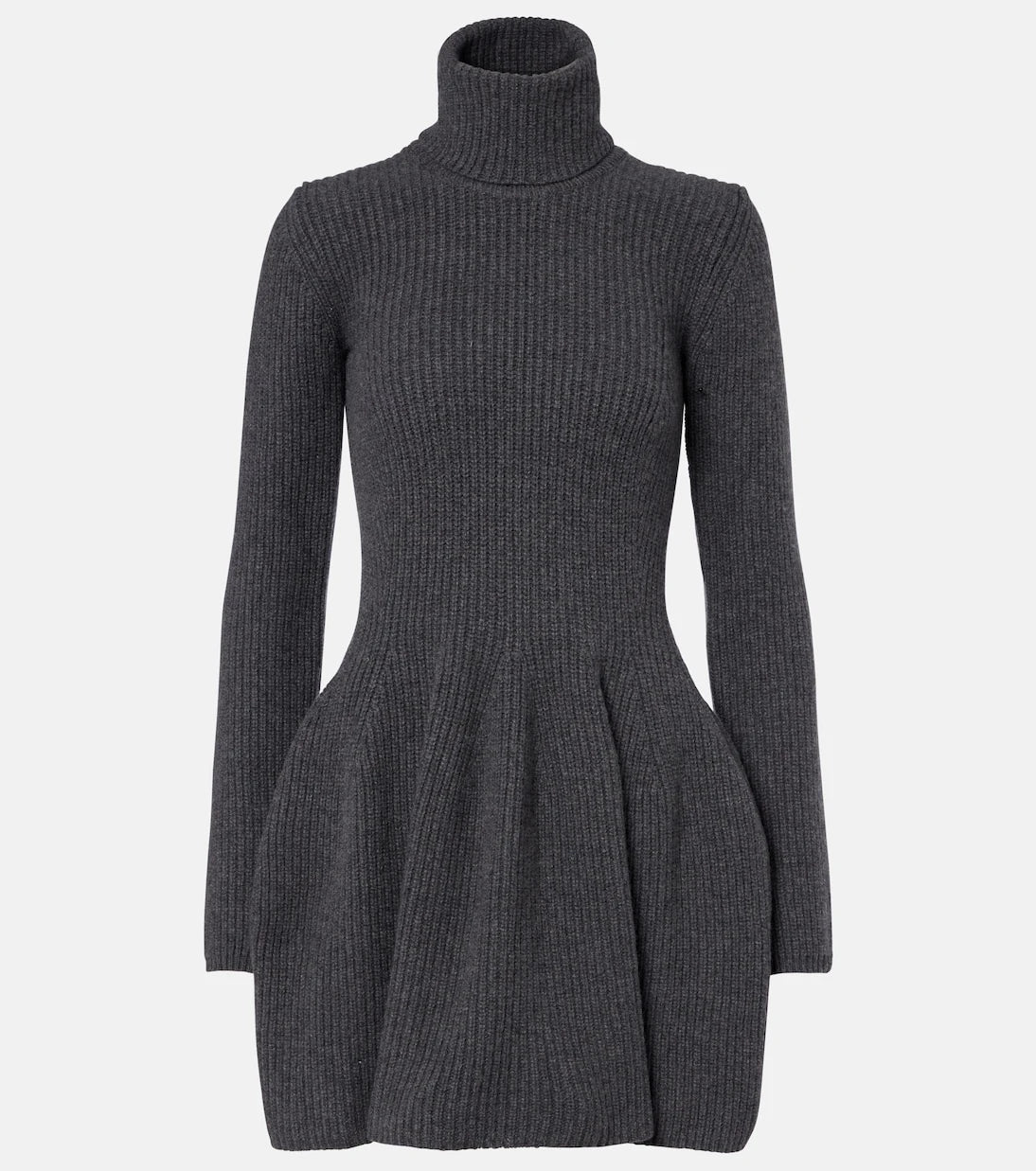 Magda Butrym - Ribbed-knit cashmere minidress