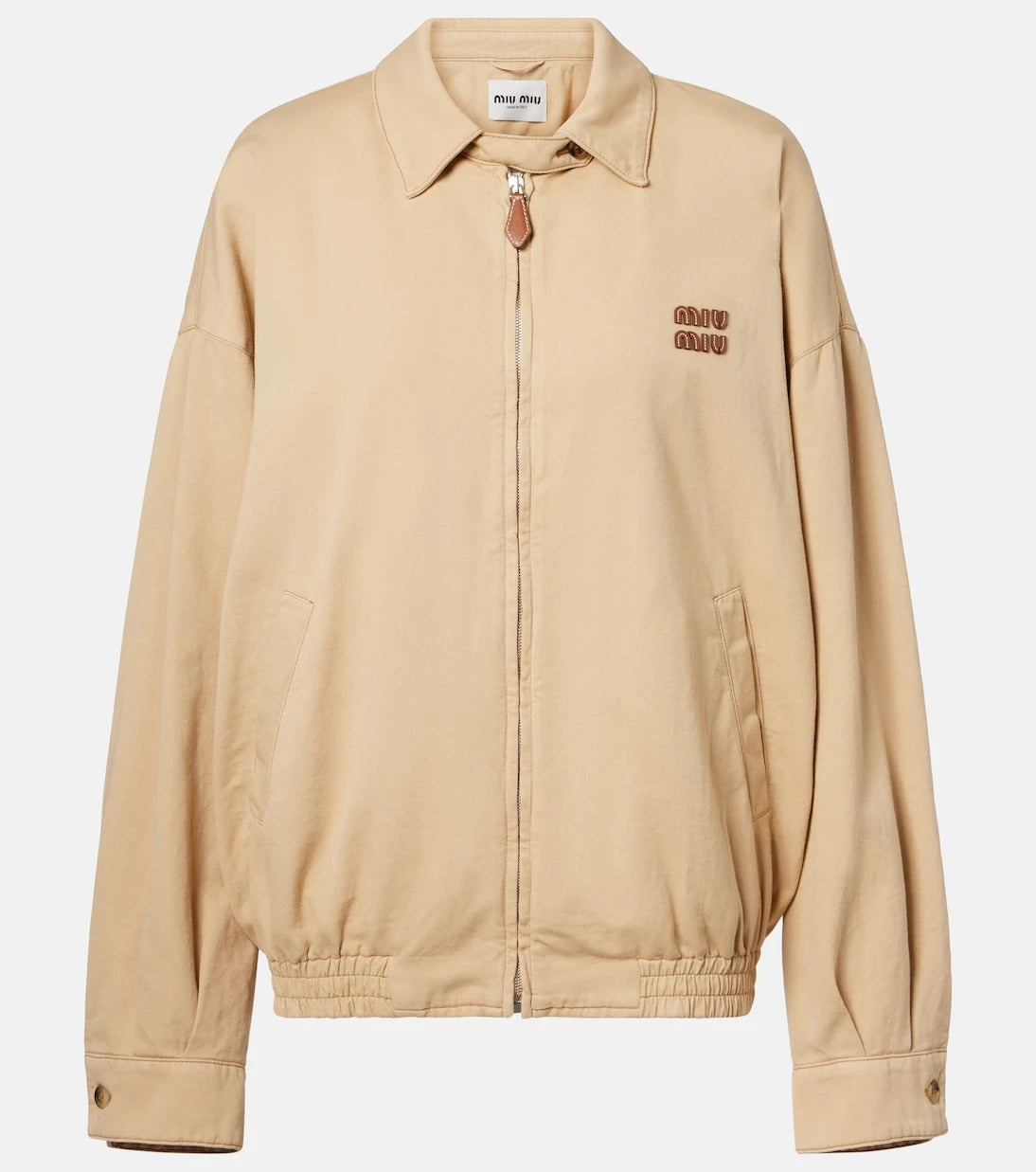 Miu Miu - Logo denim blouson