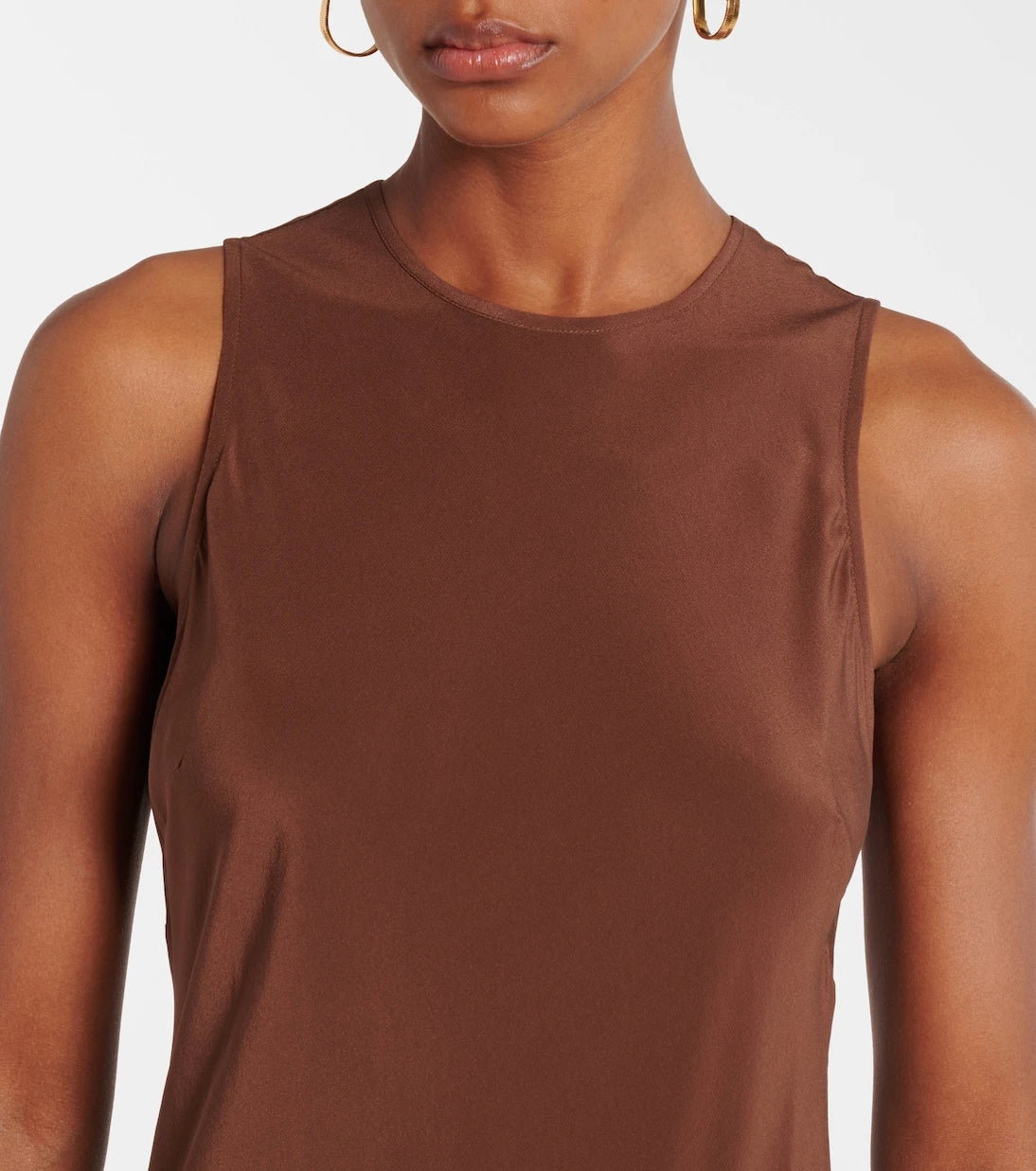 Asceno - Valencia silk crêpe maxi dress