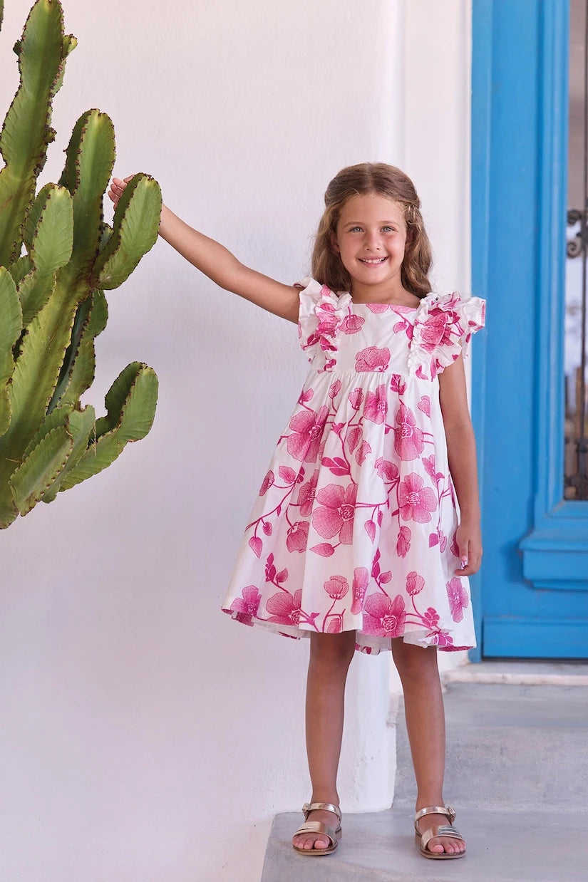 Tartine et Chocolat - Floral cotton dress