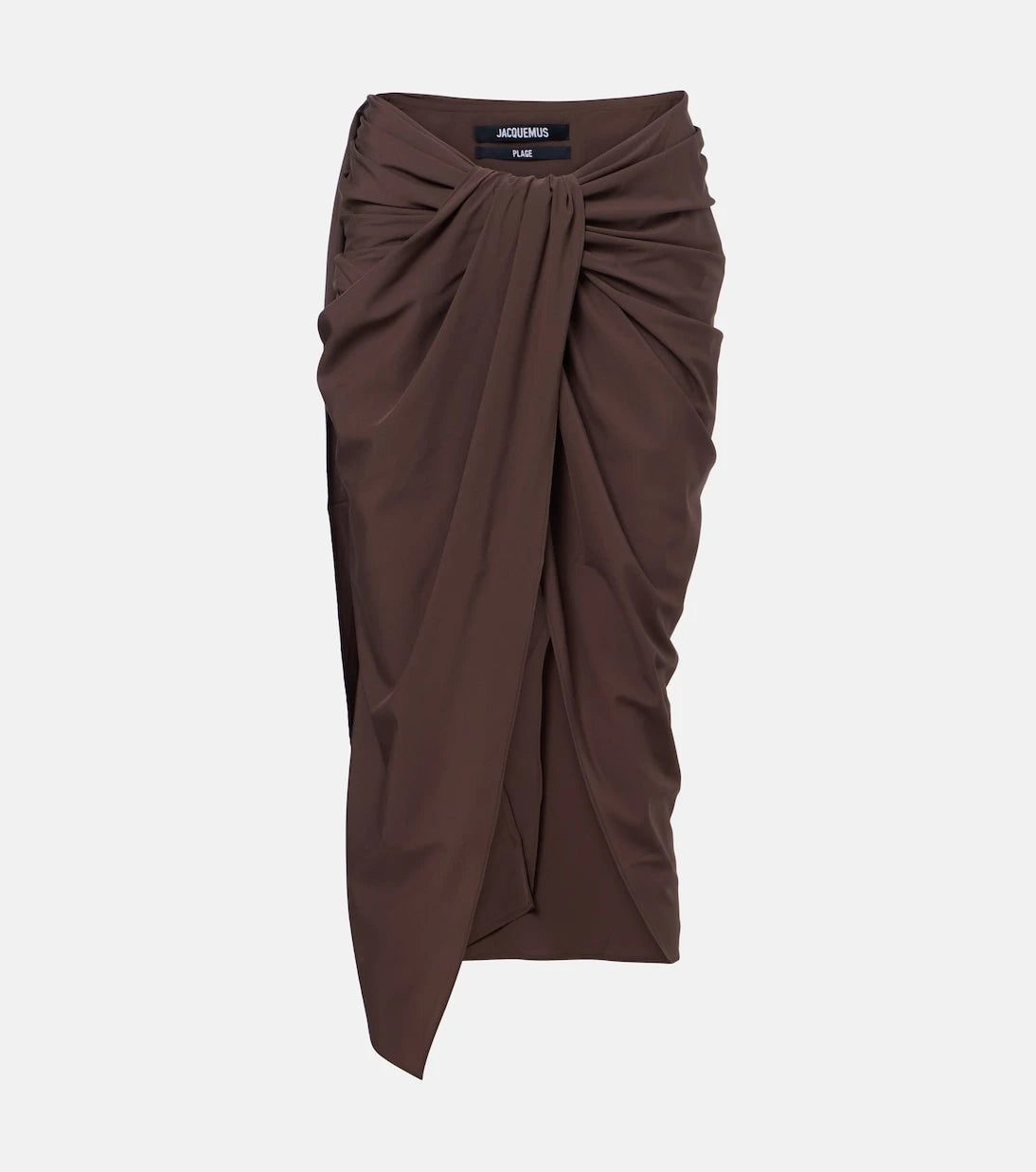 Jacquemus - Paréo draped beach cover-up