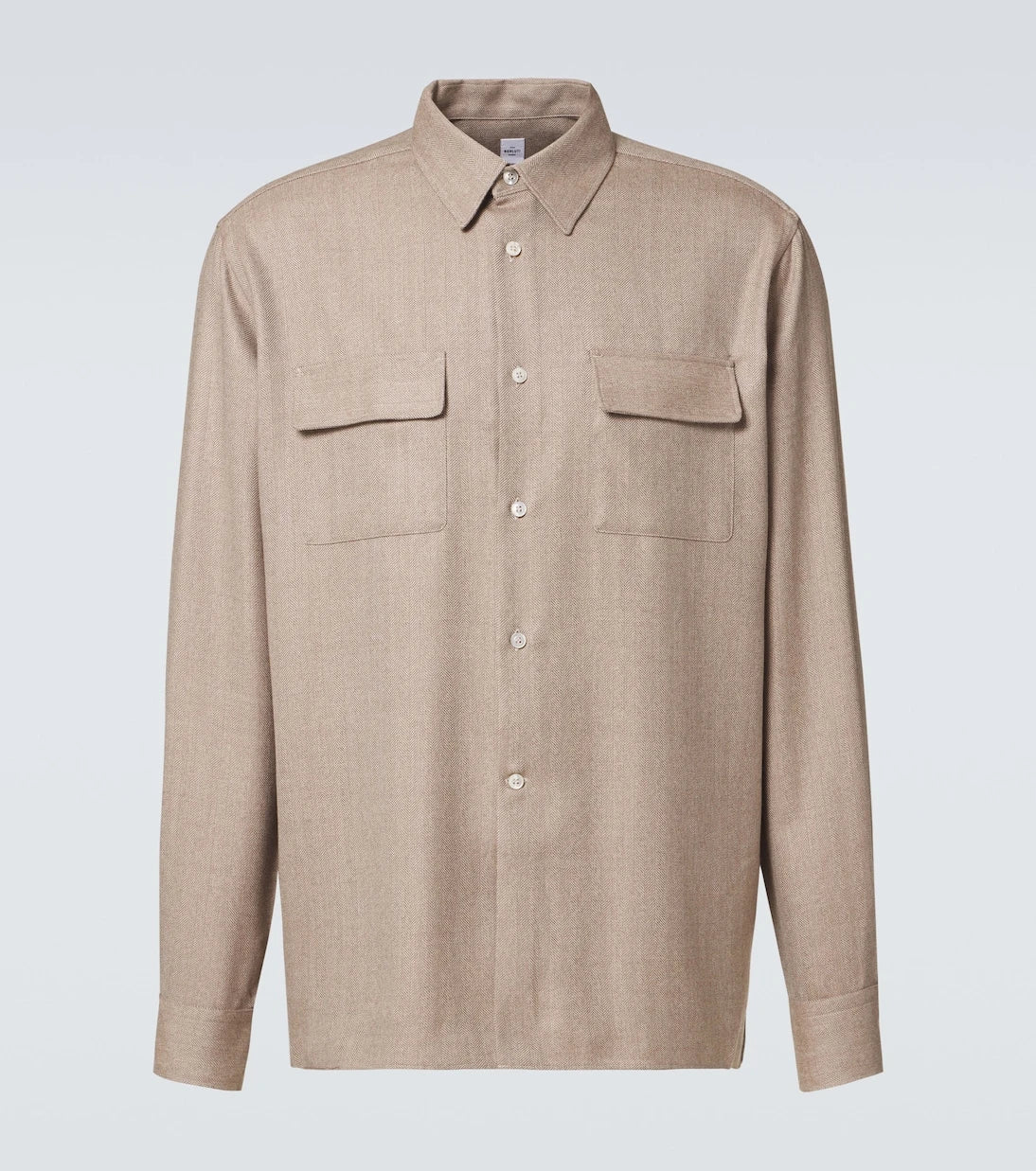 Berluti - Herringbone wool shirt