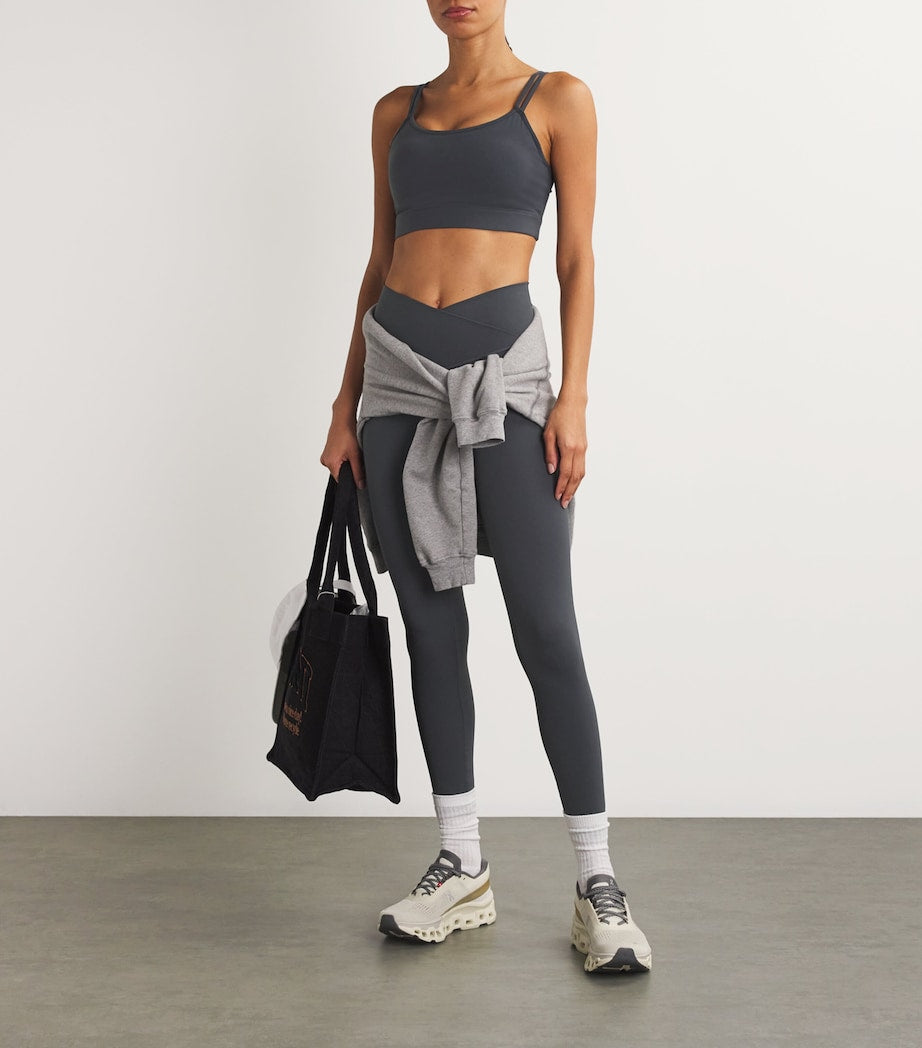 Adanola Blue Ultimate Double Strap Sports Bra