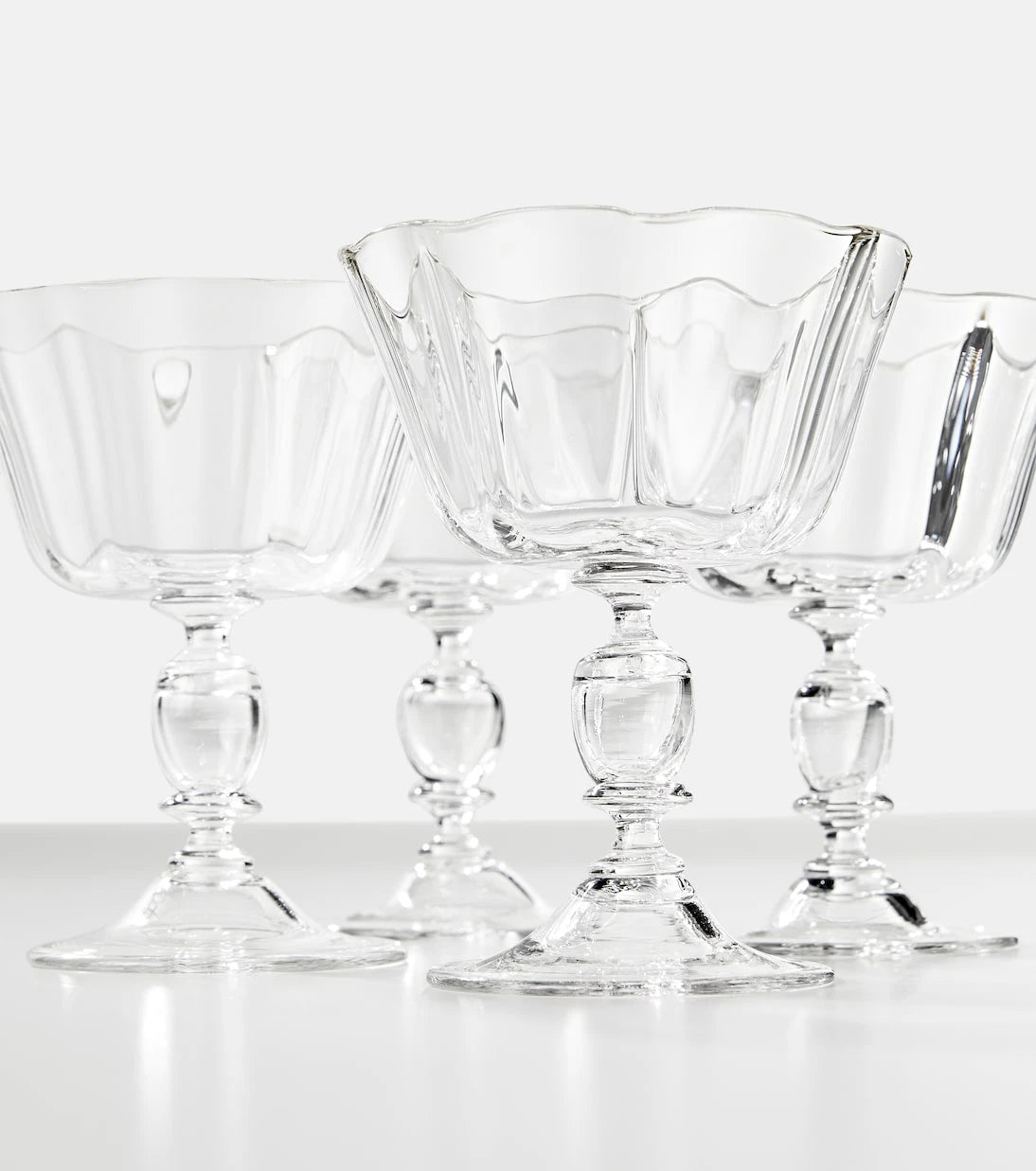 Akua Objects - Alban set of 4 champagne coupes