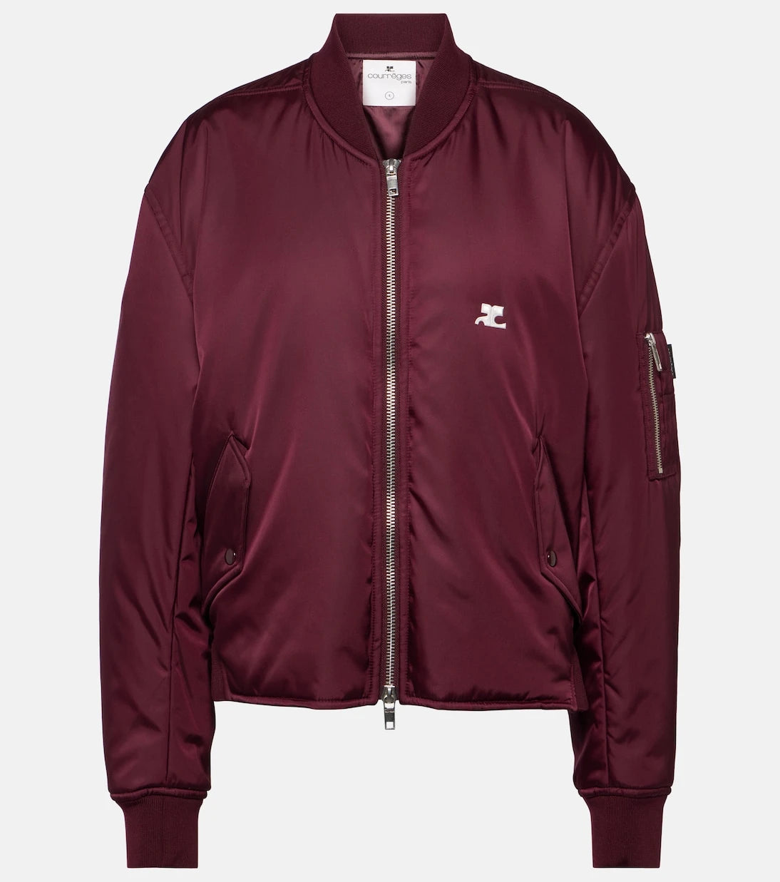 Courrèges - Logo bomber jacket