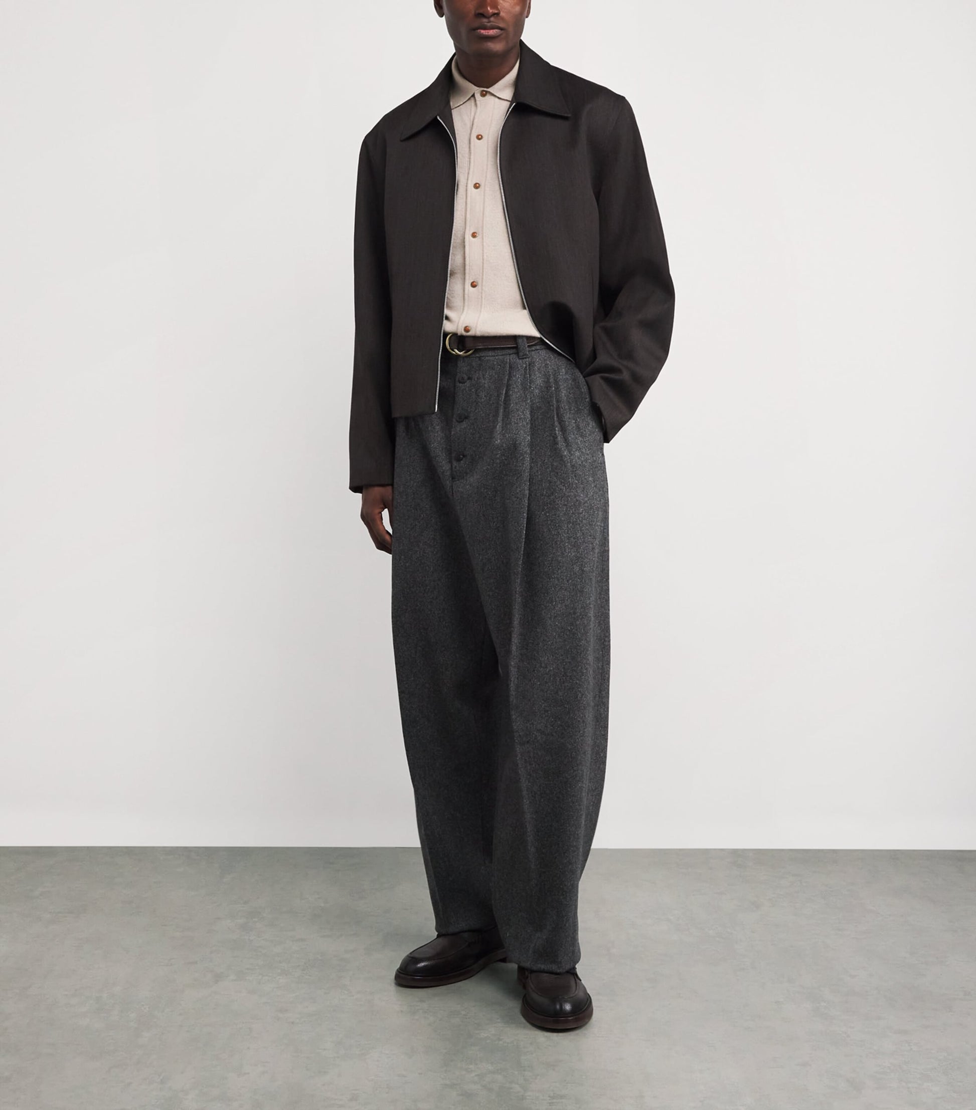 Beige Cashmere Texas Overshirt