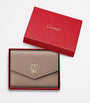 Cartier Beige Mini Leather Panthère Graphique Wallet
