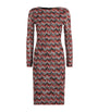 Missoni Red Zigzag Midi Dress