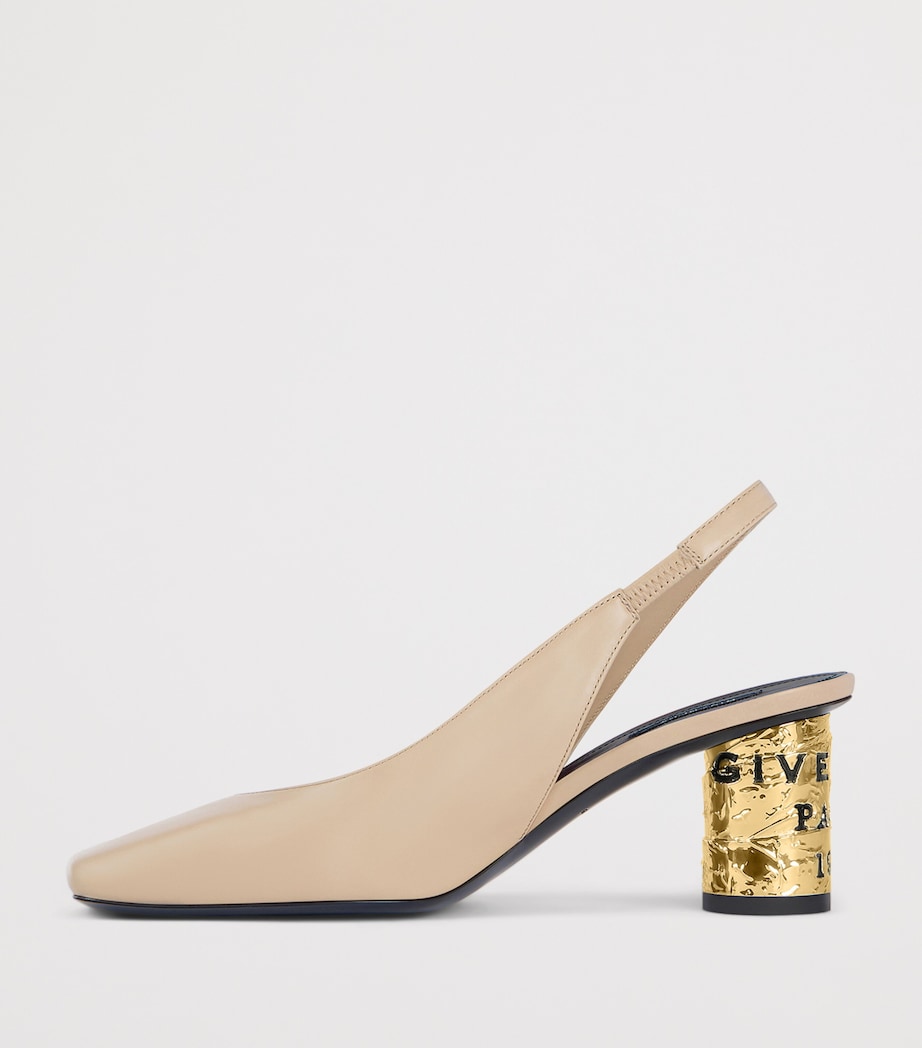 Givenchy Leather Tape Slingback Pumps 65