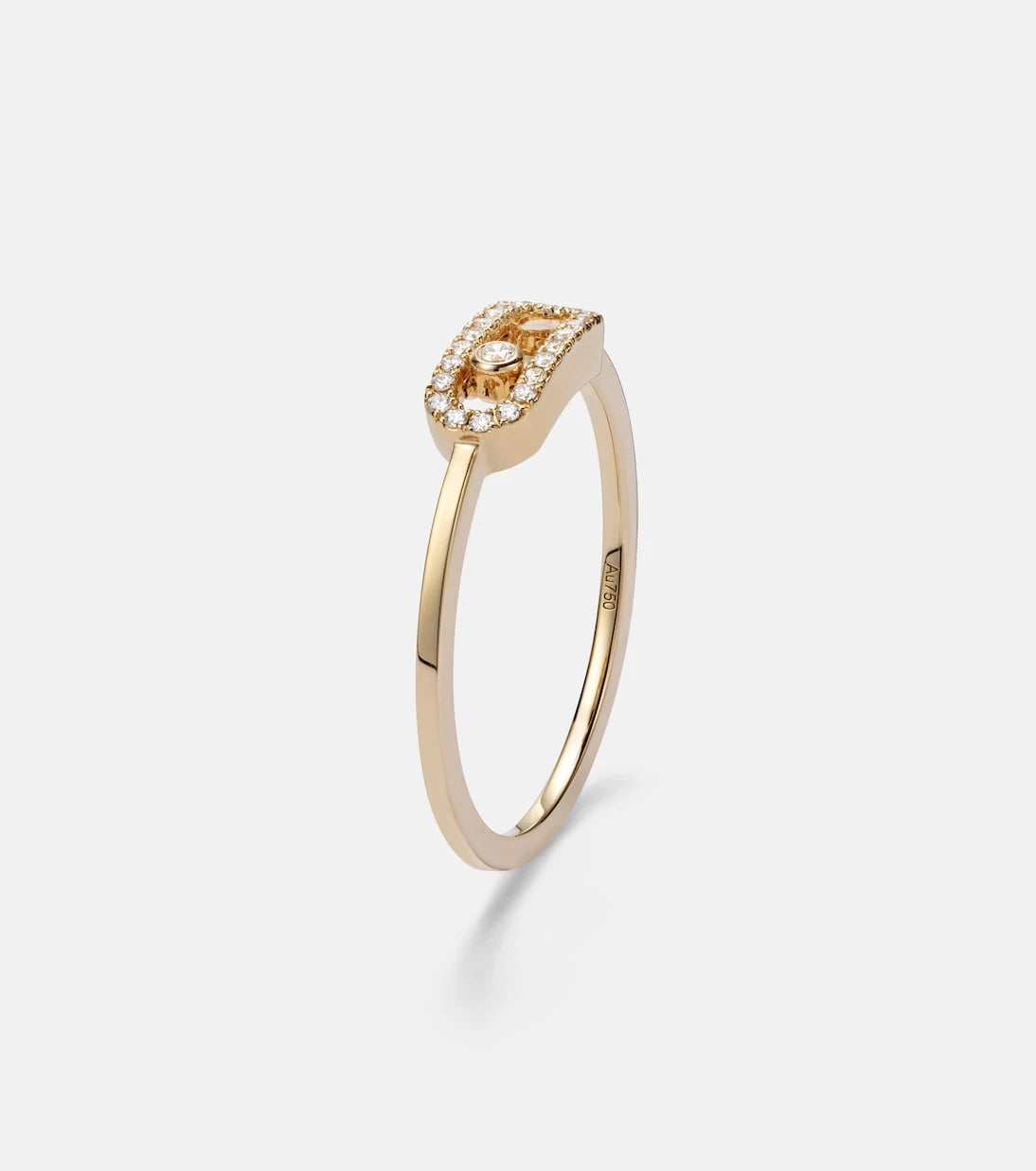 Messika - Move Uno 18kt gold ring with diamonds