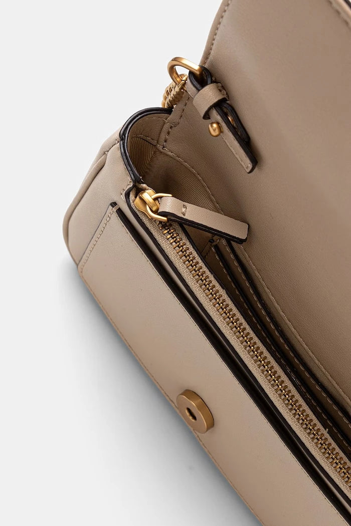Pinko чанта crossbody дамска от кожа