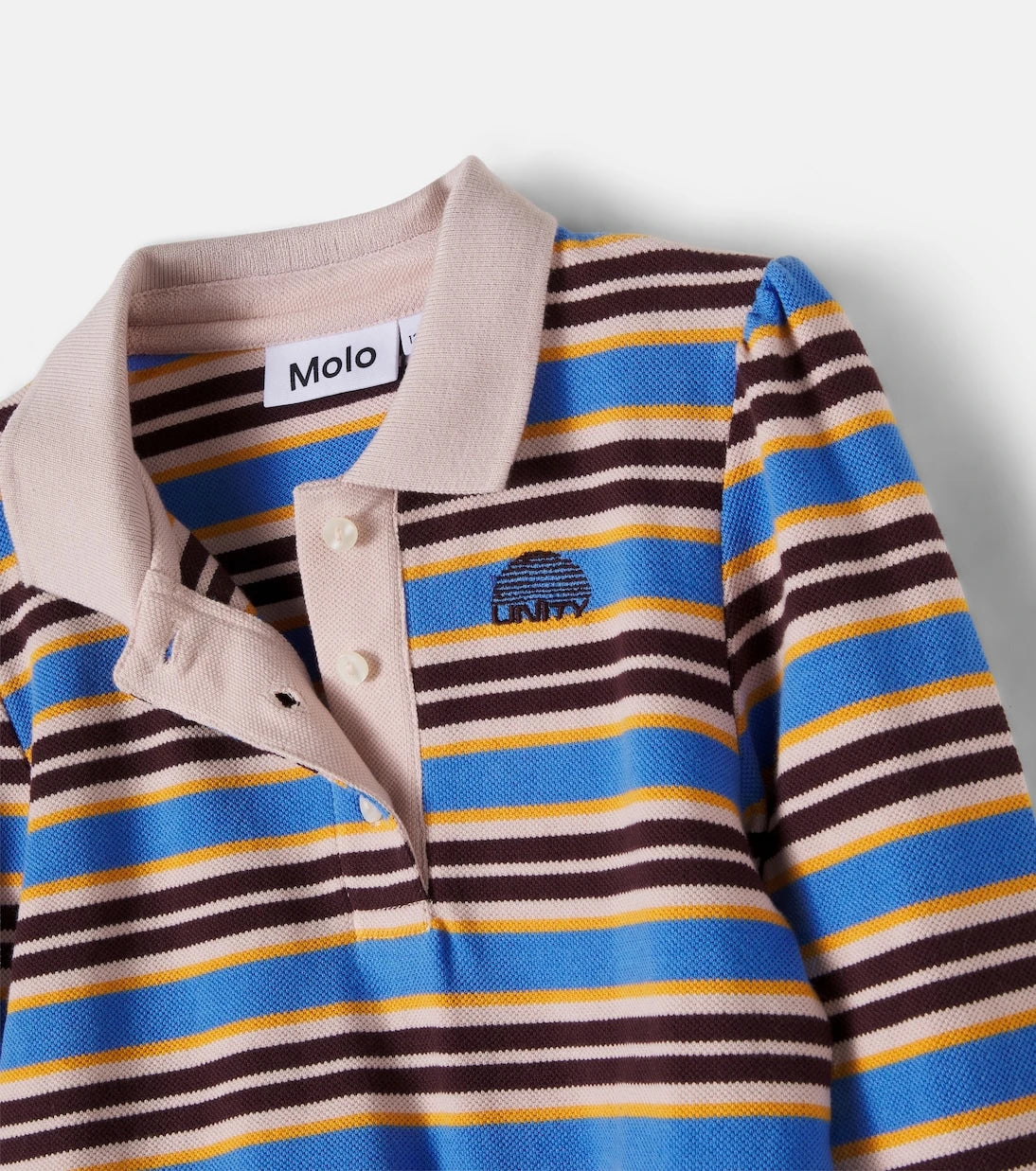 Molo - Ravi striped cotton polo shirt