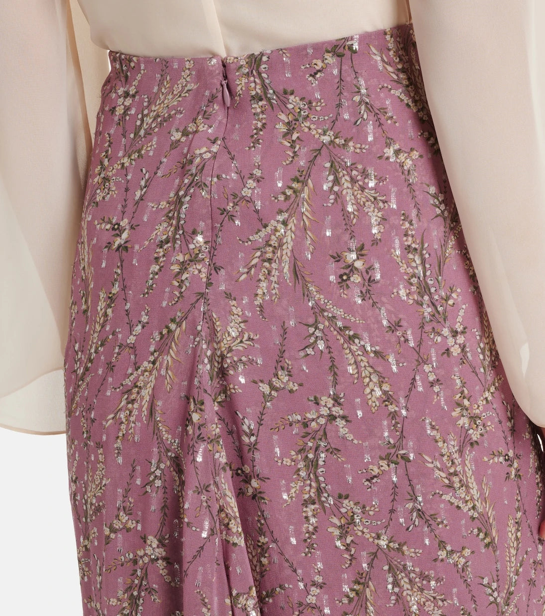 Veronica Beard - Sira floral midi skirt