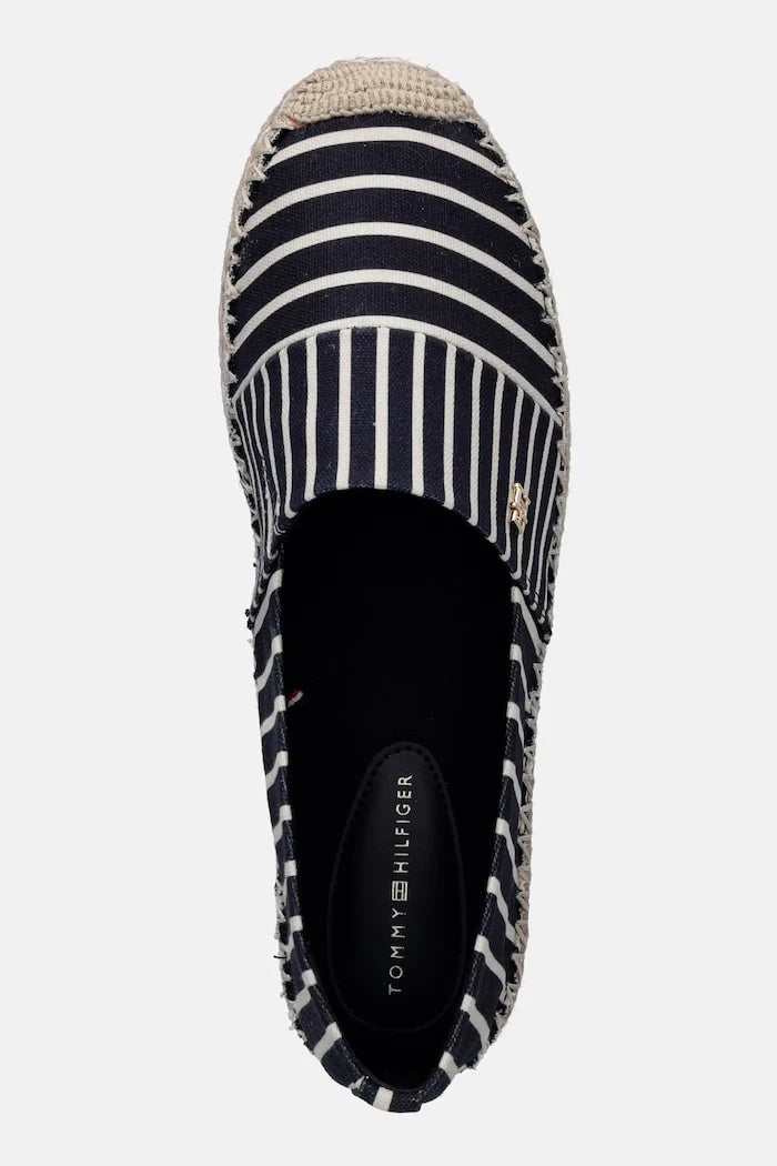 Tommy Hilfiger Kadın Espadriller TH PLATFORM ESPADRILLE STRIPES