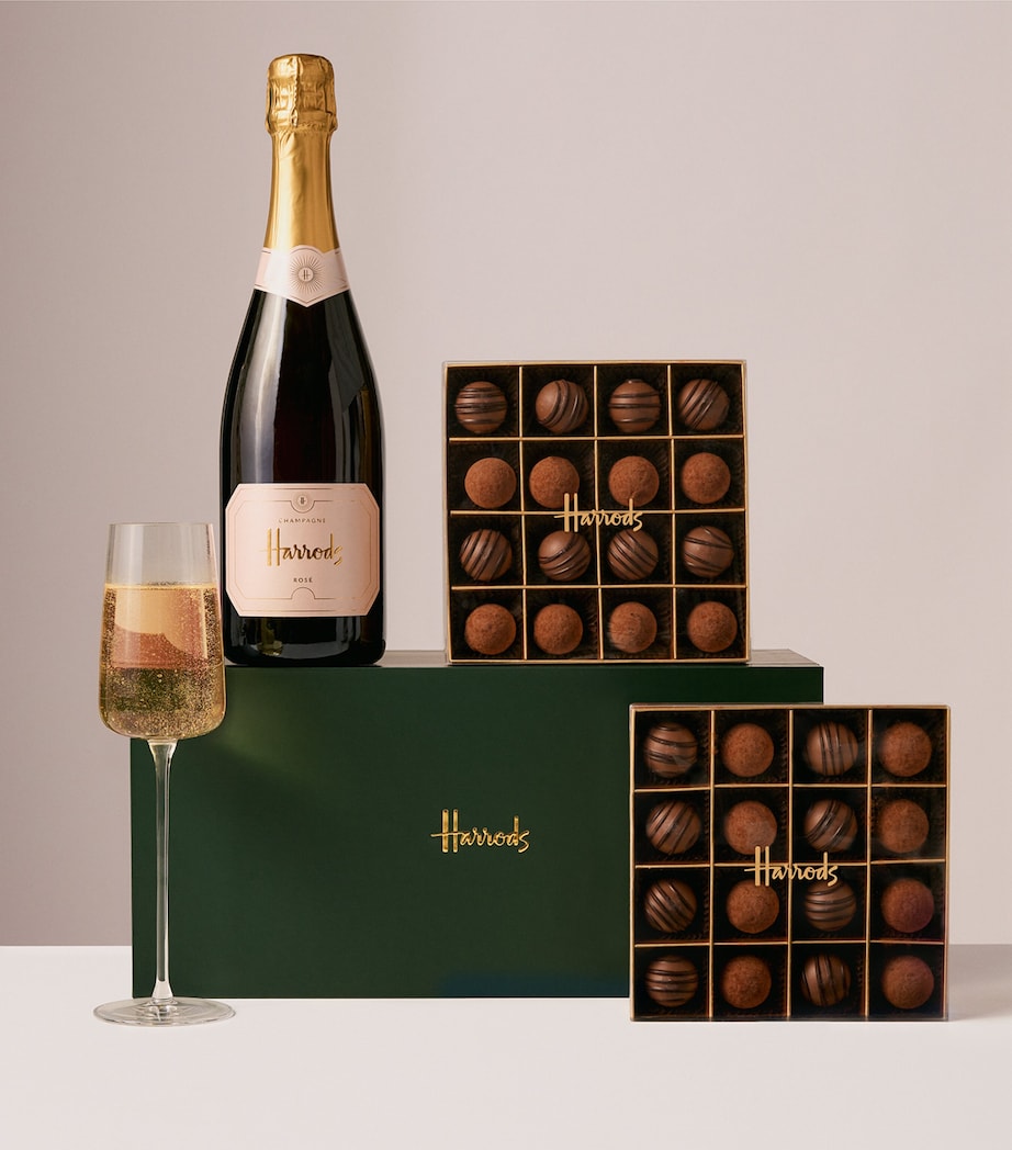 The Rosé Champagne and Truffles Gift Box