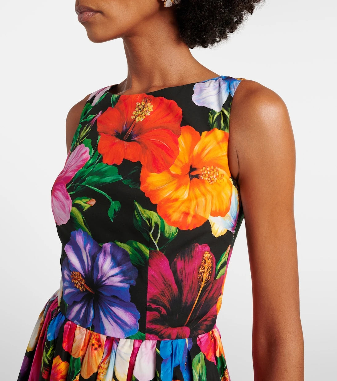 Dolce&Gabbana - Floral cotton midi dress