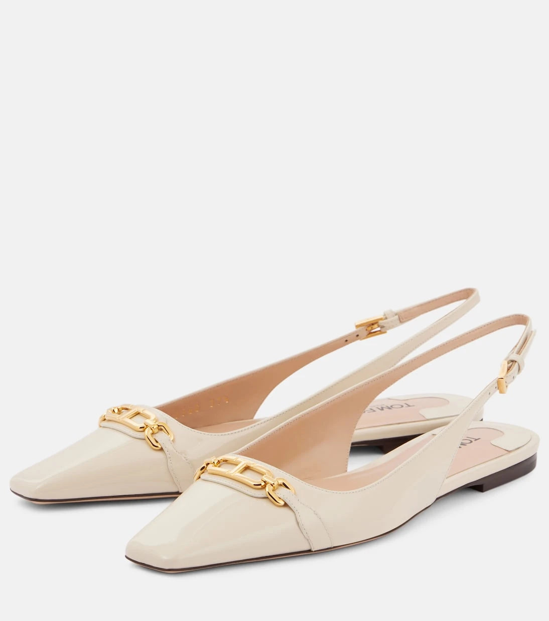 Tom Ford - Patent leather slingback flats