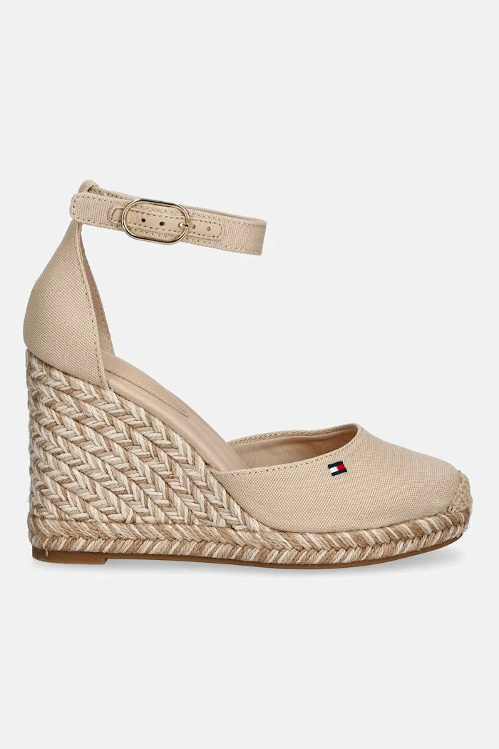 Tommy Hilfiger еспадрили дамски FLAG HIGH WEDGE ESPAD CLOSED TOE