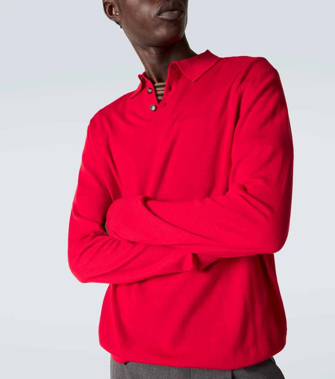 Allude - Virgin wool polo shirt