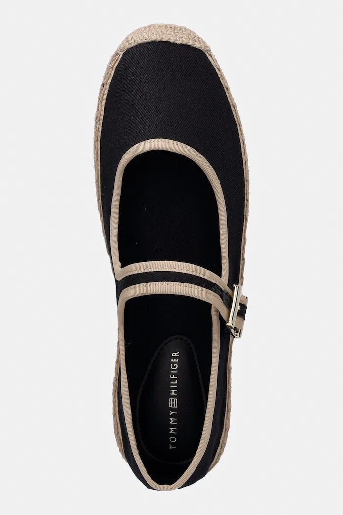 Tommy Hilfiger Kadın BUCKLE MARYJANE ESPADRILLE Espadril