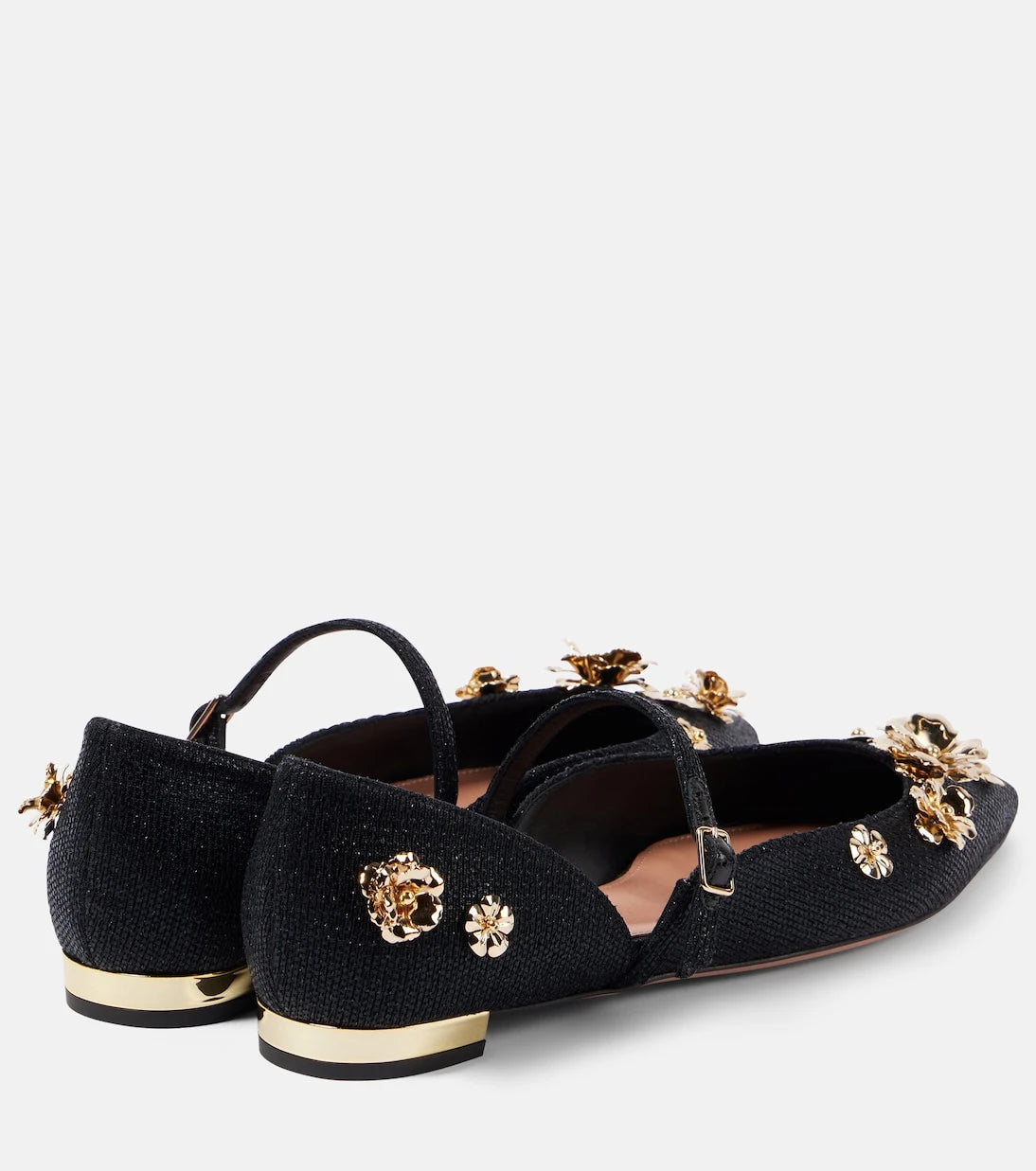 Aquazzura - Bloom embellished ballet flats