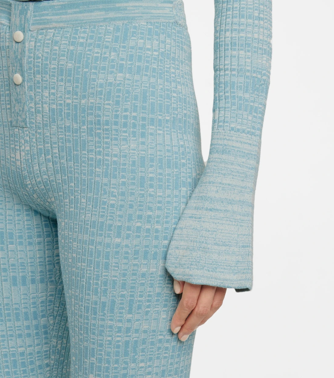 Live The Process - Marl flared sweatpants