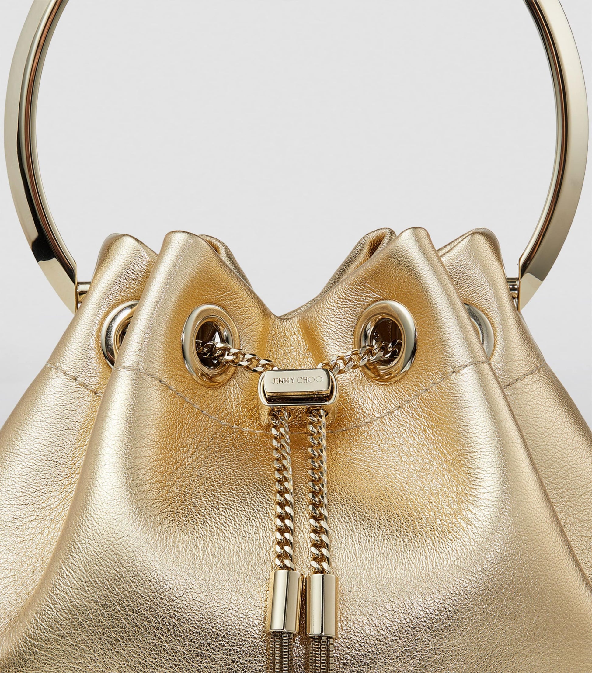Gold Bon Bon Top-Handle Bag