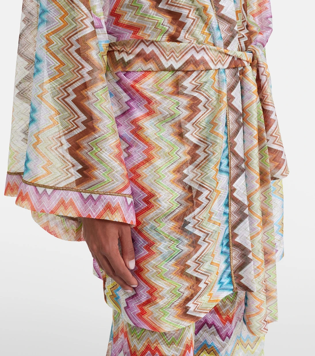 Missoni - غطاء شاطئ بنمط متعرج