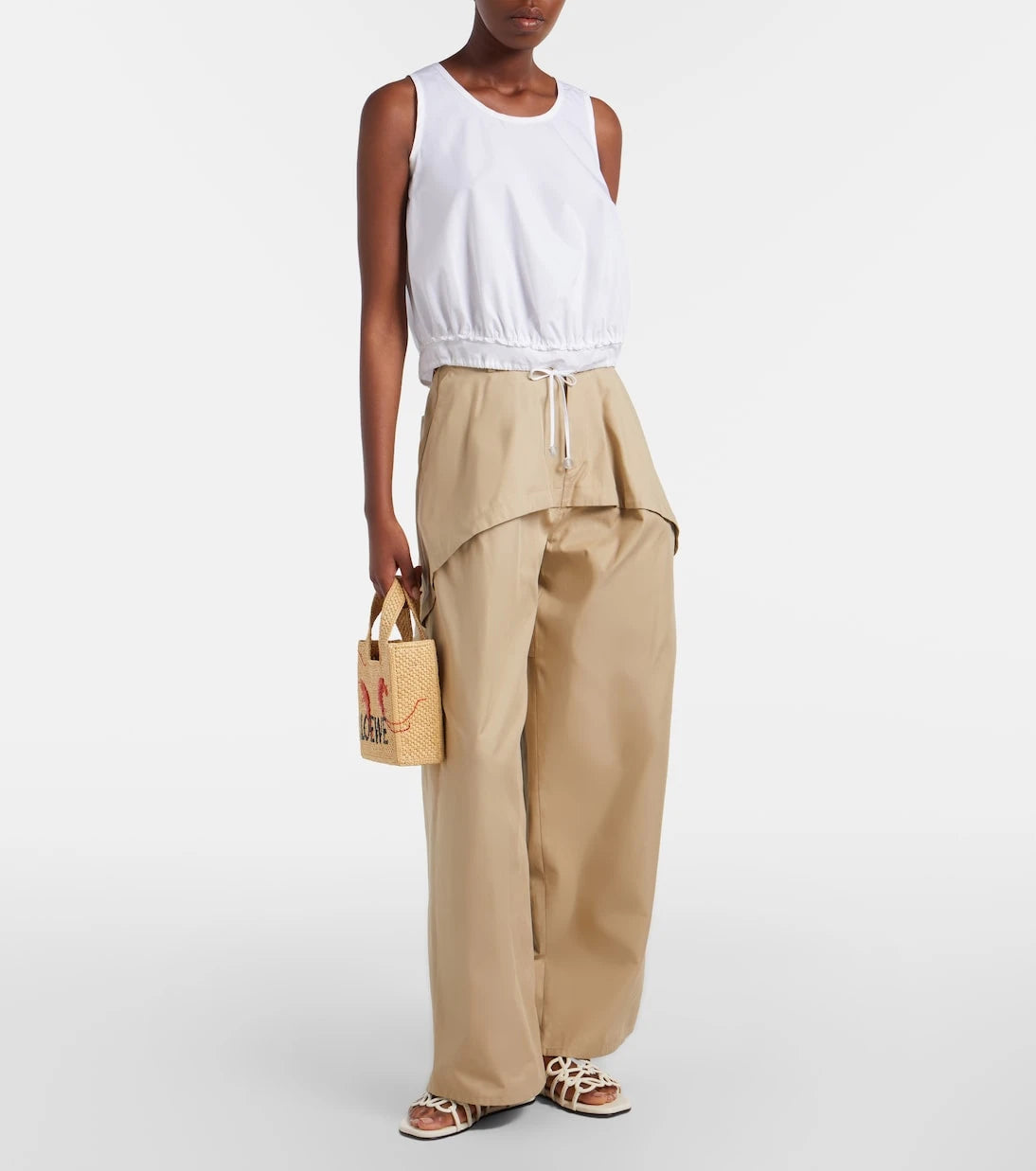 Loewe - Paula's Ibiza Petal Anagram leather sandals