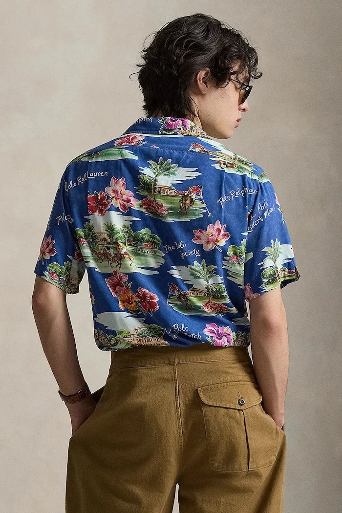 Polo Ralph Lauren риза мъжка от вискоза