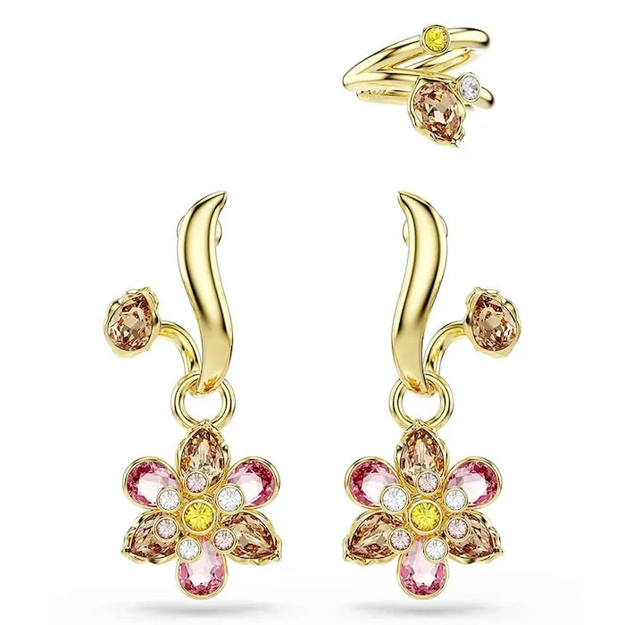Обици Swarovski IDYLLIA (3 броя)
