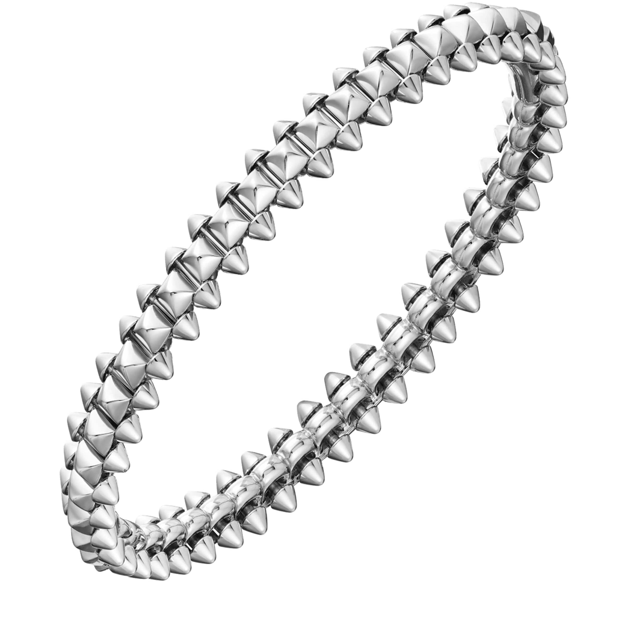 Medium White Gold Clash de Cartier Bracelet