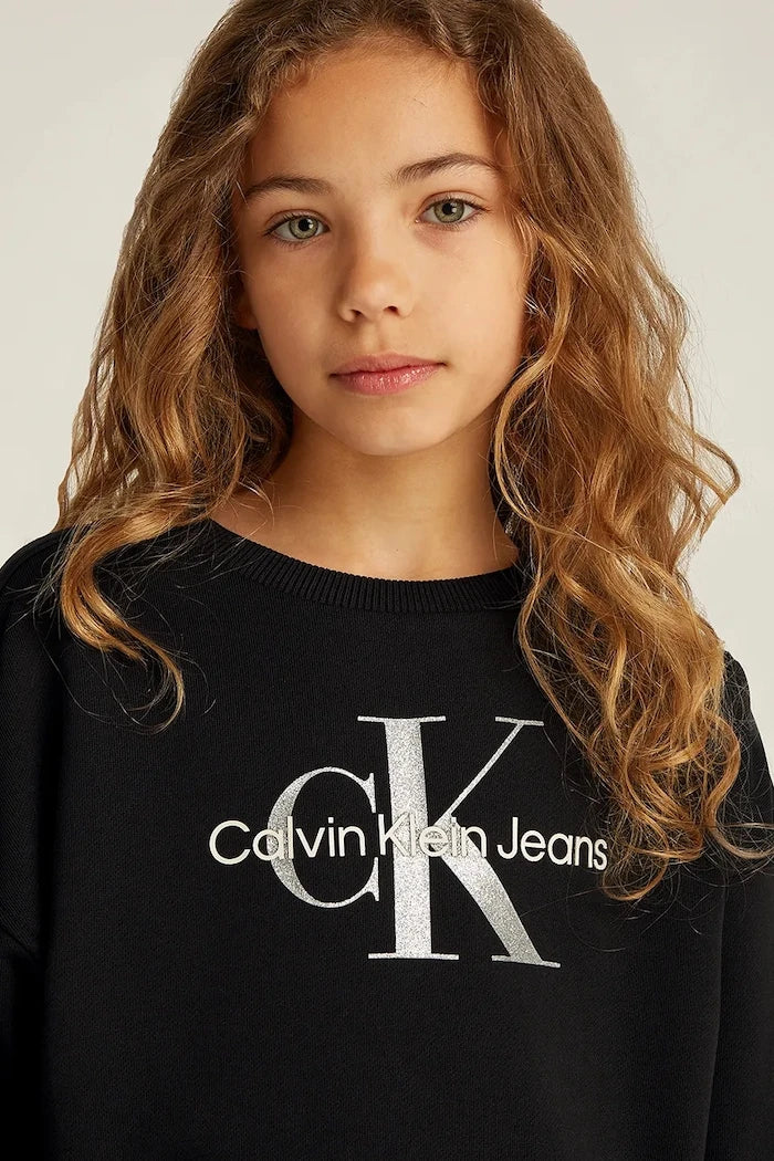 Детски памучен суичър Calvin Klein Jeans