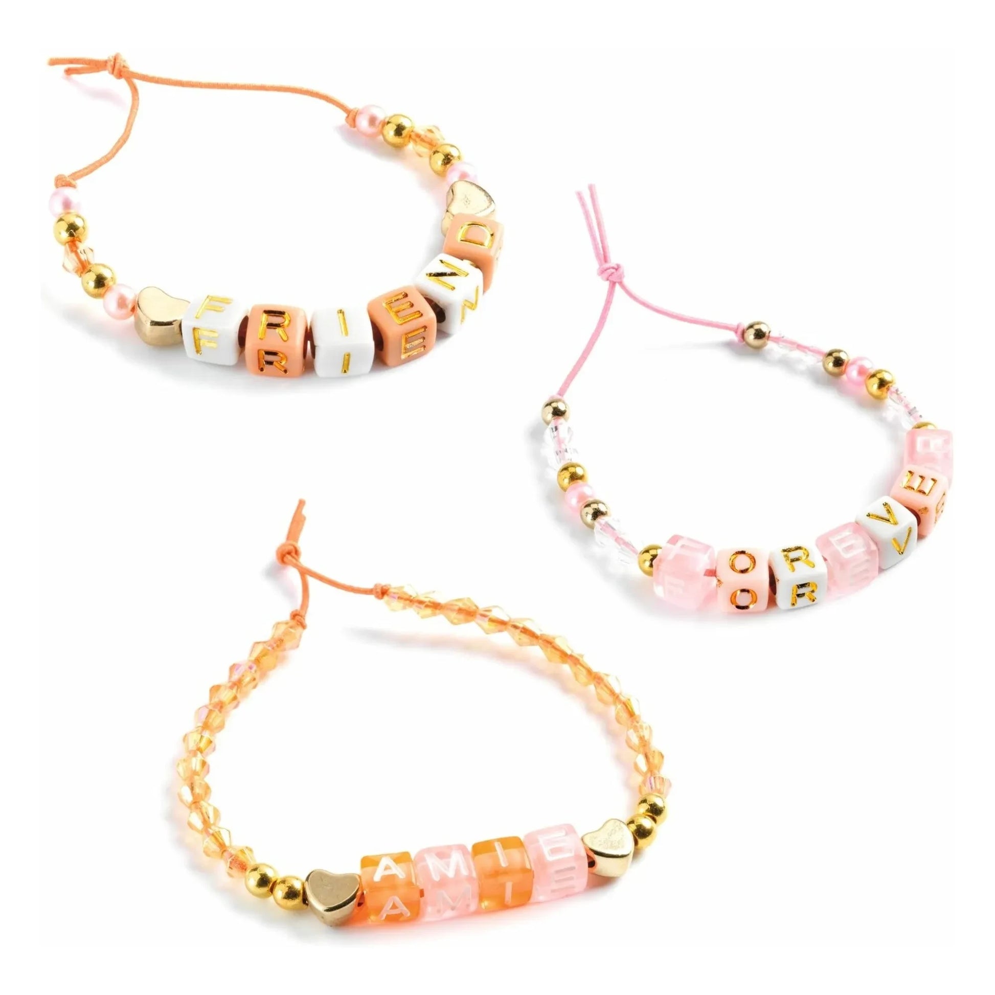 Djeco - Alphabet Beads - Box of 1000 | Orange
