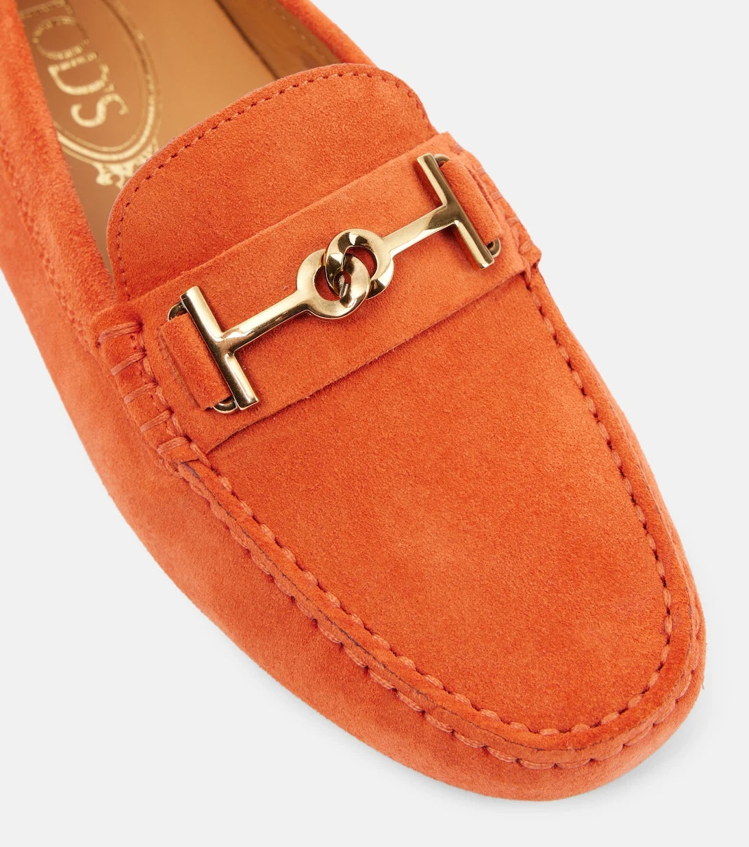 Tod's - T-Ring suede loafers