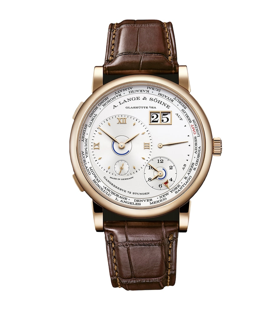 Rose Gold Lange 1 Time Zone Watch 41.9mm
