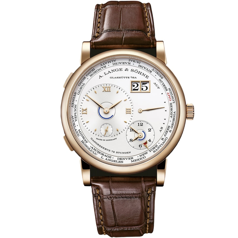 Rose Gold Lange 1 Time Zone Watch 41.9mm