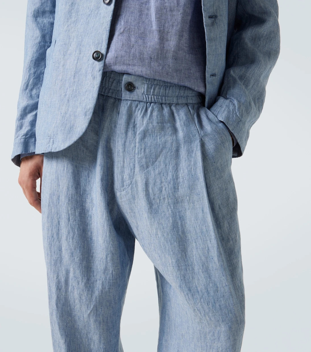 Giorgio Armani - Linen wide-leg pants