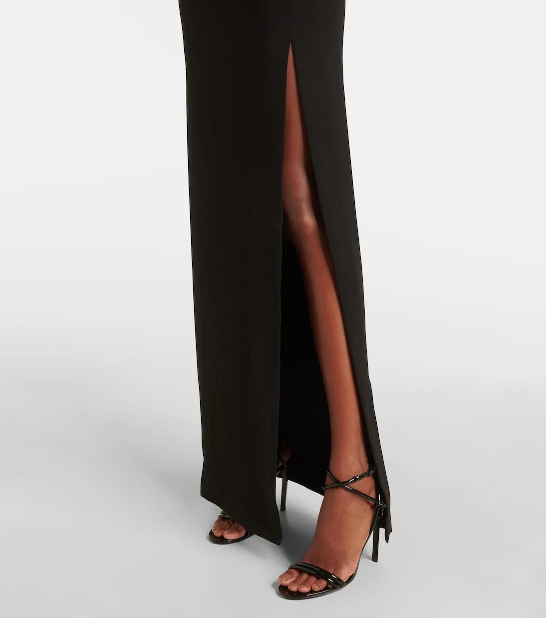 Solace London - Alexis satin-trimmed maxi dress