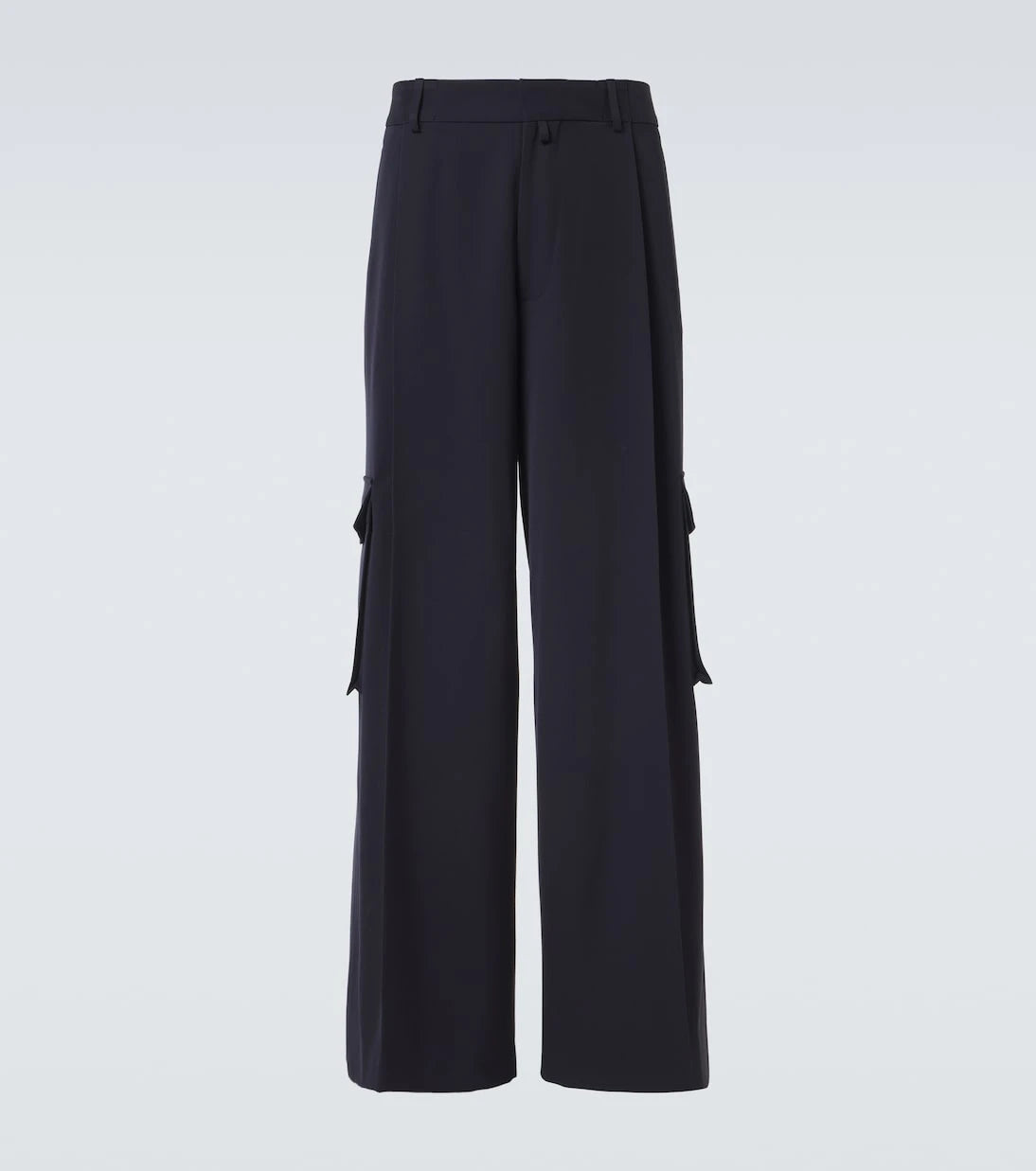 Dries Van Noten - High-rise wool cargo pants
