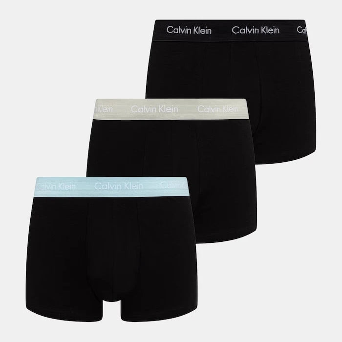Calvin Klein Underwear боксерки мъжки от памук с еластан 3 броя