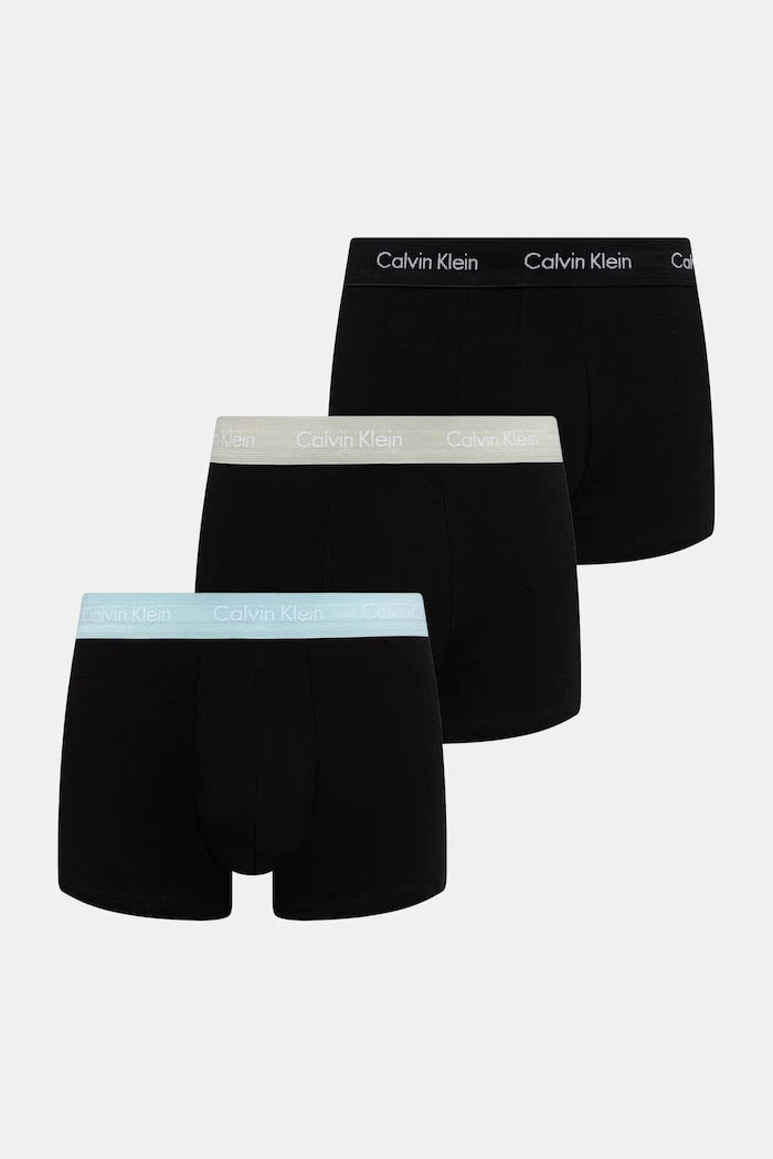 Calvin Klein Underwear боксерки мъжки от памук с еластан 3 броя